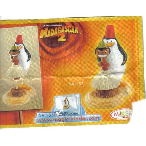 Kinder - Pingouin + Vahiné Madagascar 2