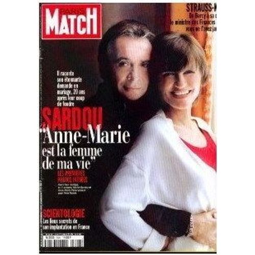Paris Match N° 2626 : Sardou, "Anne-Marie Est La Femme De Ma Vie"