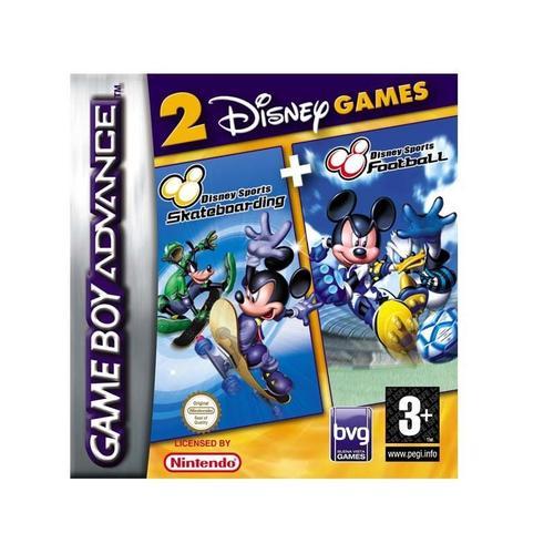 2 Disney Games Sport : Skateboarding Et Football Game Boy Advance