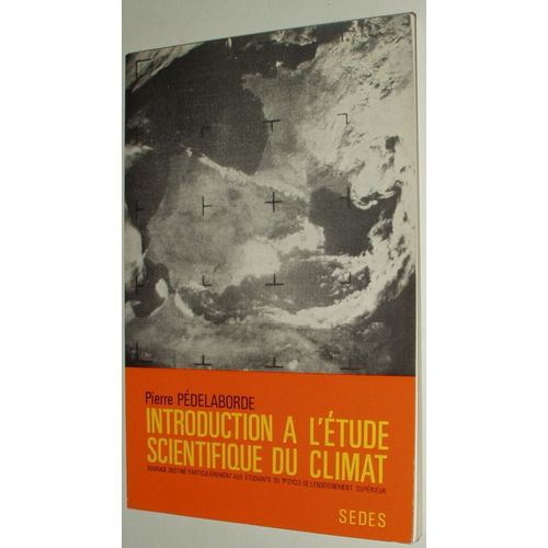 Introduction À L¿Étude Scientifique Du Climat