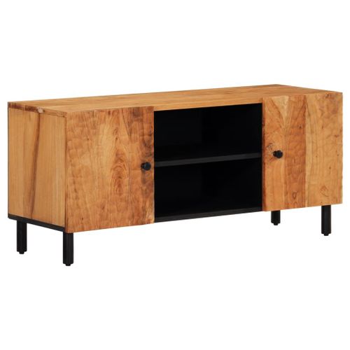 Vidaxl Meuble Tv 105x33x46 Cm Bois D'acacia Massif