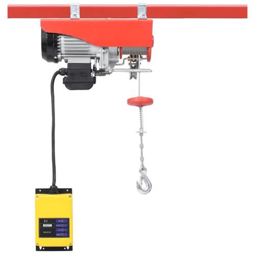 Palan électrique avec télécommande sans fil 1000 W 300/600 kg