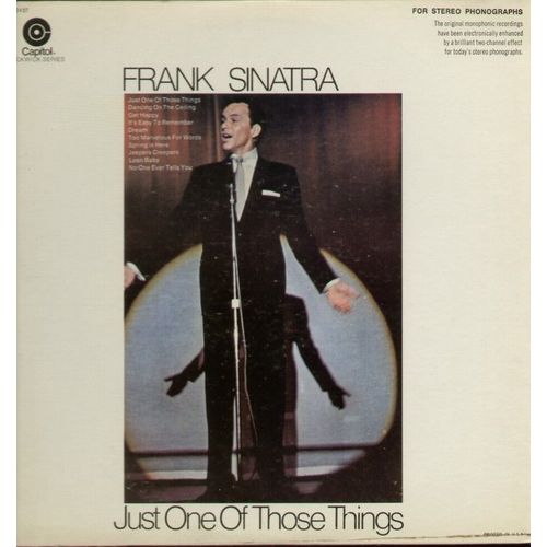 Just One Of Those Things - Dancing On The Ceiling, Get Happy, It's Easy To Remember, Dream / Too Marvelous For Words, Spring Is Here, Lean Baby, Jeepers Creepers, No One Ever Tells You