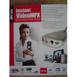 ADS Instant VideoMPX - Adaptateur d'entrée vidéo - Hi-Speed USB