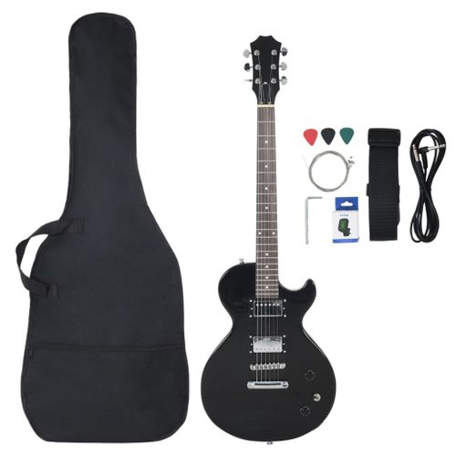 Guitare Électrique Pour Débutants Avec Sac Noir 4/4 39"
