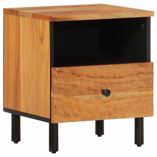 Vidaxl Table De Chevet 40x33x46 Cm Bois D'acacia Massif