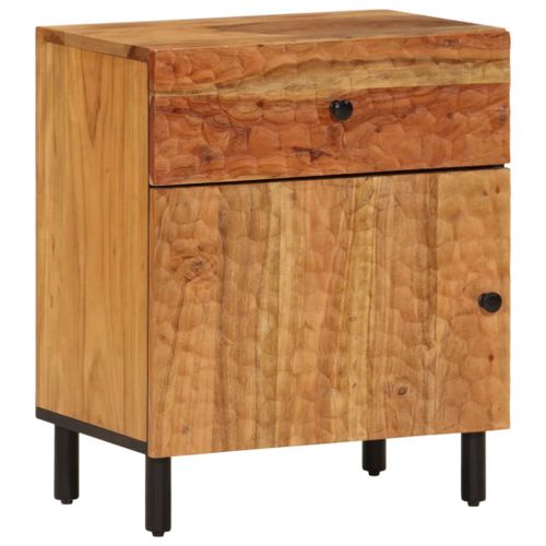 Vidaxl Table De Chevet 50x33x60 Cm Bois D'acacia Solide