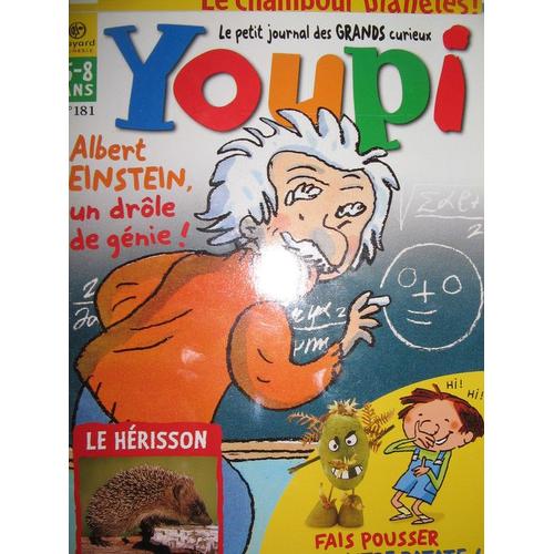 Youpi  N° 181 : Albert Einstein, Un Drôle De Génie !