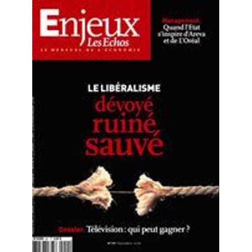 Enjeux Les Echos  N° 251 : Le Libéralisme Dévoyé, Ruiné, Sauvé