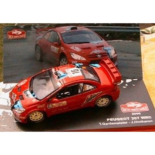 Peugeot 307 Wrc Rallye Monte Carlo 1/43 Gardemeister Ixo-Altaya