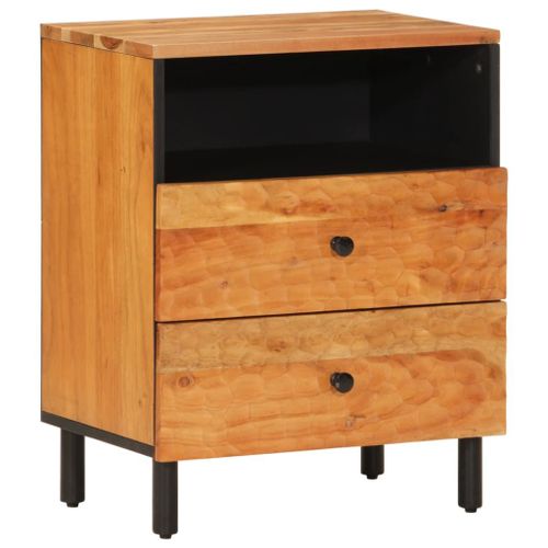 Vidaxl Table De Chevet 50x33x60 Cm Bois D'acacia Solide