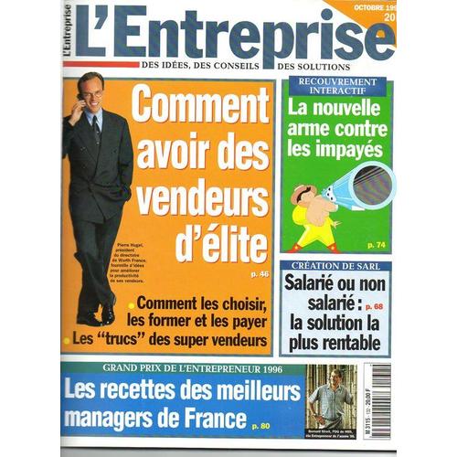 L'entreprise  N° 132 : Comment Avoir Des Vendeurs D'élite