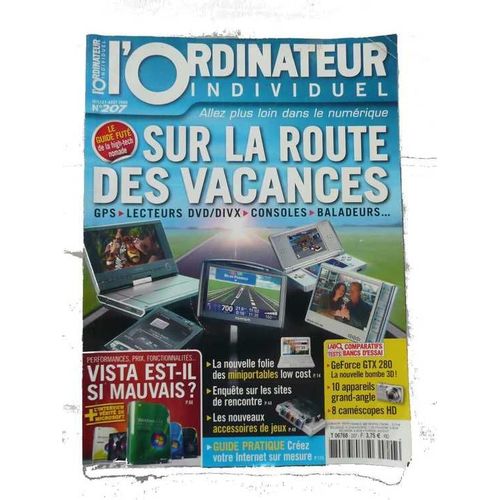 L'ordinateur Individuel  N° 207 : Sur La Route Des Vacances