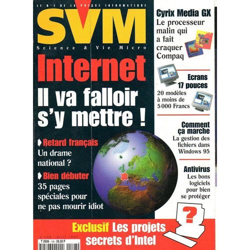 Svm  N° 148 : Internet Il Va Falloir S'y Mettre !