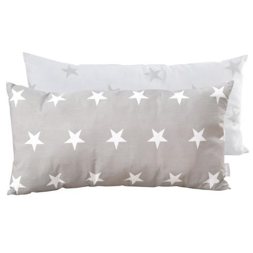 Coussin Décoratif Convertible - Roba - Little Stars - Gris/Blanc - Bébé - 60x30cm