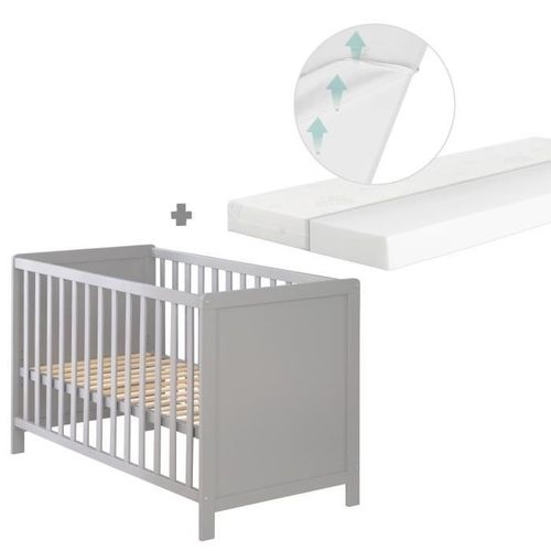 Lit Bébé 2 En 1 - Roba - Indépendant Et Cododo - 6 Niveaux De Hauteurs - Taupe