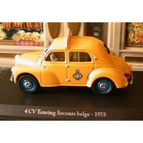 Renault 4cv Touring Secours Belge 1958 Eligor Belgie 1/43-Eligor