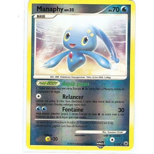 Manaphy Holo "Aube Majestueuse" 70 Pv 8/100