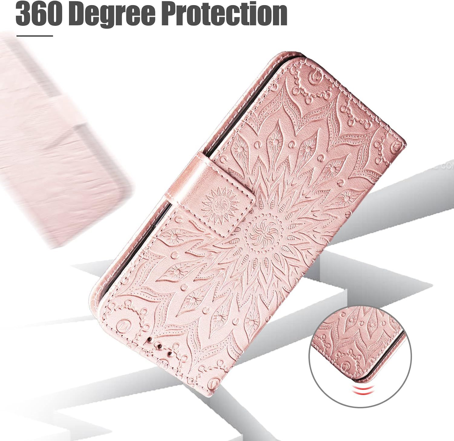 Coque Pour Huawei P Smart 2020, Protection Etui En Pu Cuir P... - 5