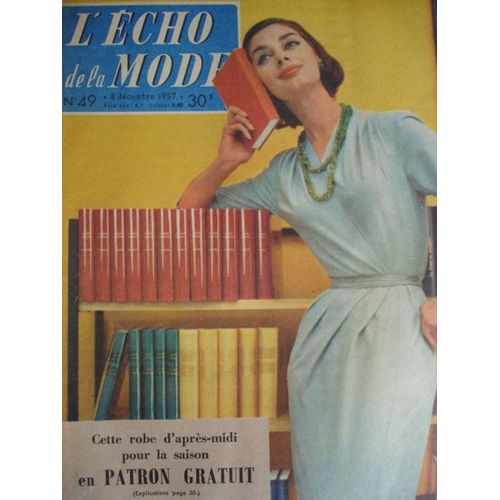 L'echo De La Mode  N° 49 : L'echo De La Mode Numéro 49 Du 8 Décembre 1957,Auvers Sur Oise Pélerinage De La Peinture Française Van Gogh,L'aga Khan