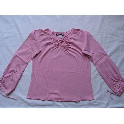 T-Shirt Zara " Girls", Rose,  Manches Longues