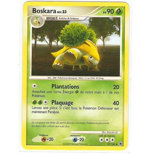 Carte Pokemon Boskara 90 Pv 37/100 Aube Majestueuse