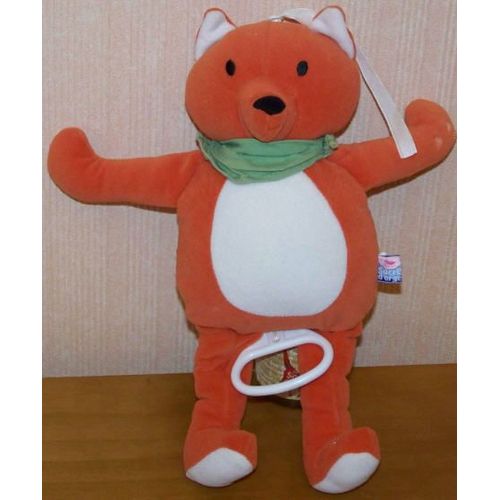 Doudou Peluche Renard Musical Sucre D'orge