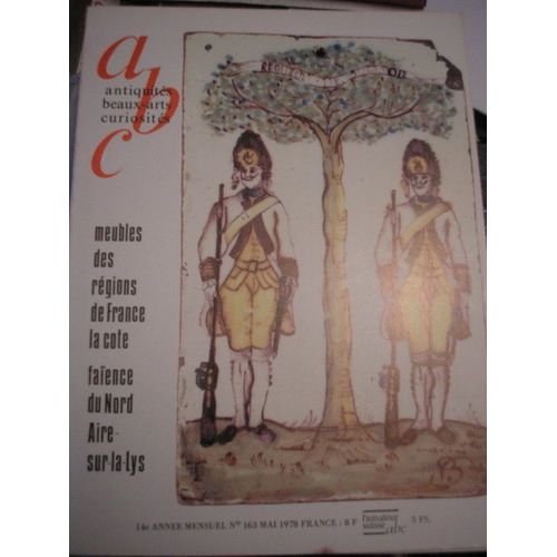 Abc N° 163 : Meubles Des Regions De France La Cote- Faience Du Nord Aire Sur La Lys