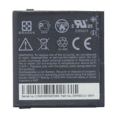Batterie D'origine Pour Htc Touch Pro / Raphael Battery 1340mah 3.7v - Bae270