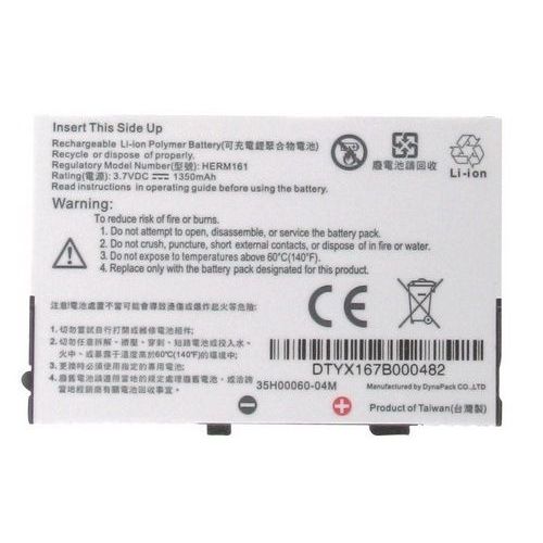 Batterie D'origine Htc (Ba S100) Pour Htc Tytn Battery 1350mah Li-Ion