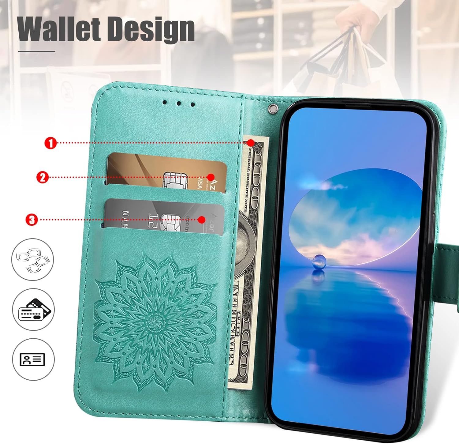 Coque Pour Realme 8 4g / Realme 8 Pro, Protection Etui En Pu... - 3