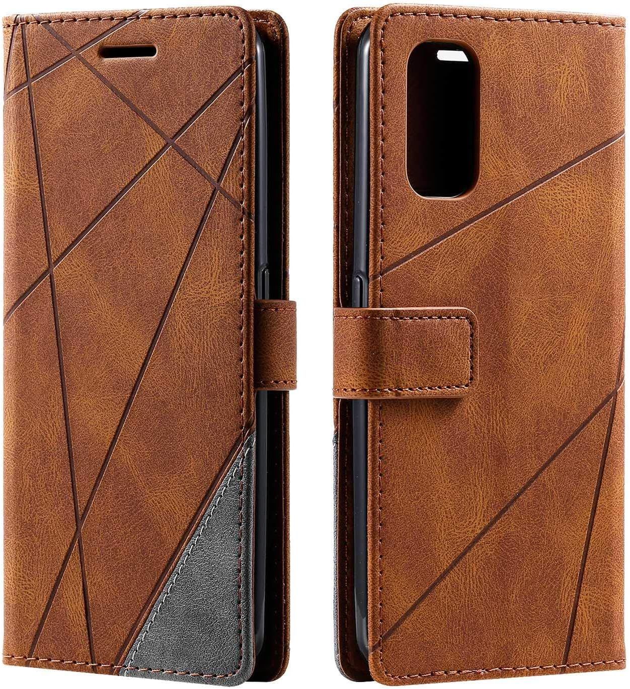 Coque Pour Realme 7 Pro, Portefeuille Etui En Pu Cuir Antich...