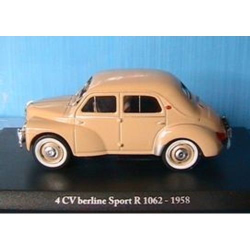 Renault 4cv Berline Sport R1062 1958 Eligor 1/43 Beige-Eligor