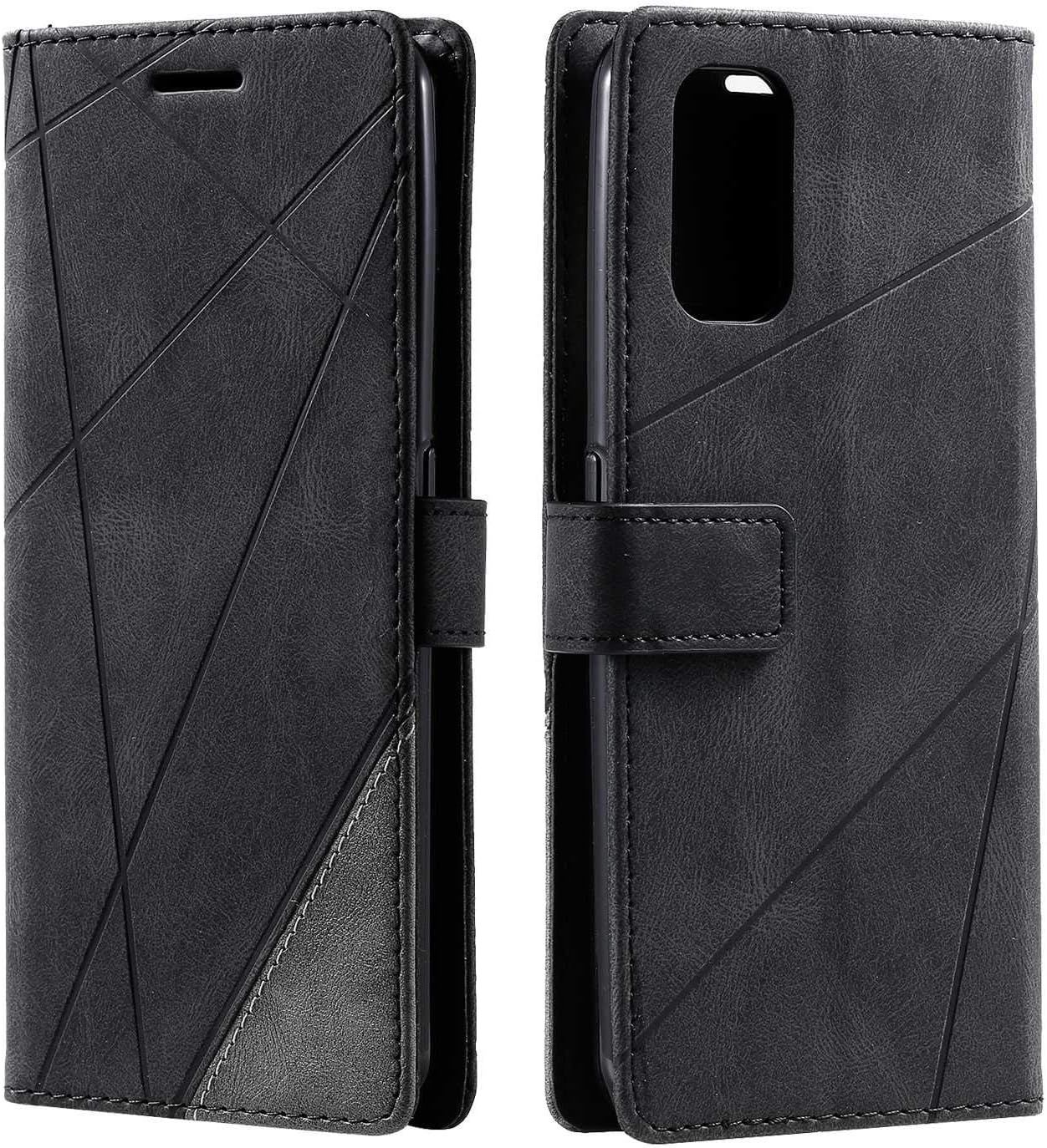 Coque Pour Realme 7 Pro, Portefeuille Etui En Pu Cuir Antich...