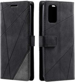 Coque Pour Realme 7 Pro, Portefeuille Etui En Pu Cuir Antichoc Tpu, Housse A Rabat Compatible Avec Oppo Realme 7 Pro, Noir