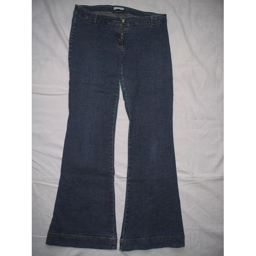 Jean Promod , Pantalon Femme, Taille 38 , 2 Poches Au Dos