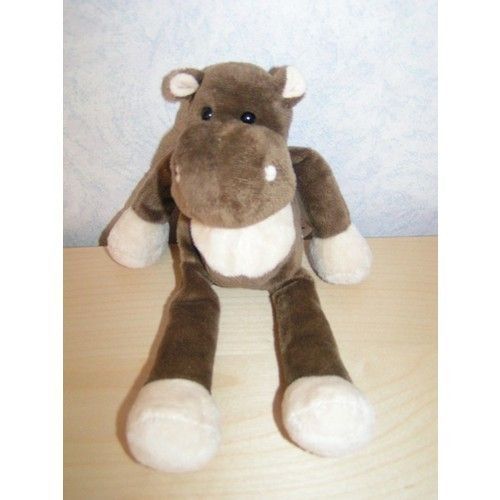 Hippopotame Total Nicotoy Doudou Peluche De 27 Cms