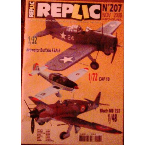 Replic  N° 207 : Brewster Buffalo F2a-2 - Cap 10 - Bloch Mb 152