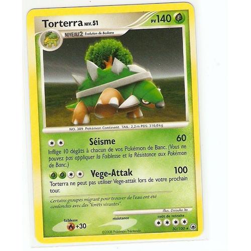 Torterra Niv 51 140pv 30/100 Diamant Et Perle Aube Majestueuse