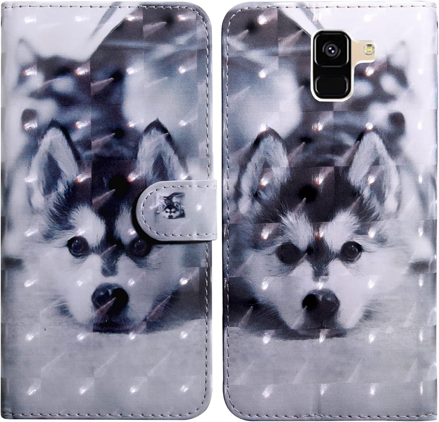 Coque Pour Samsung Galaxy A6 Plus 2018, Housse Premium En Cu...
