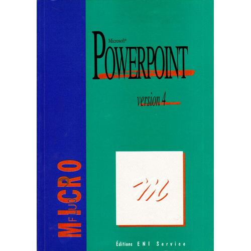 Powerpoint, Version 4 - Microsoft