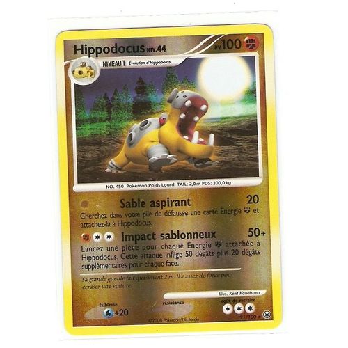 Hippodocus Niv 44 100pv Holo 21/100 Diamant Et Perle Aube Majestueuse