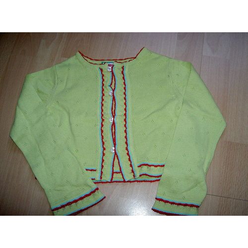Joli Gilet Du Pareil Au Même Vert 6 Ans