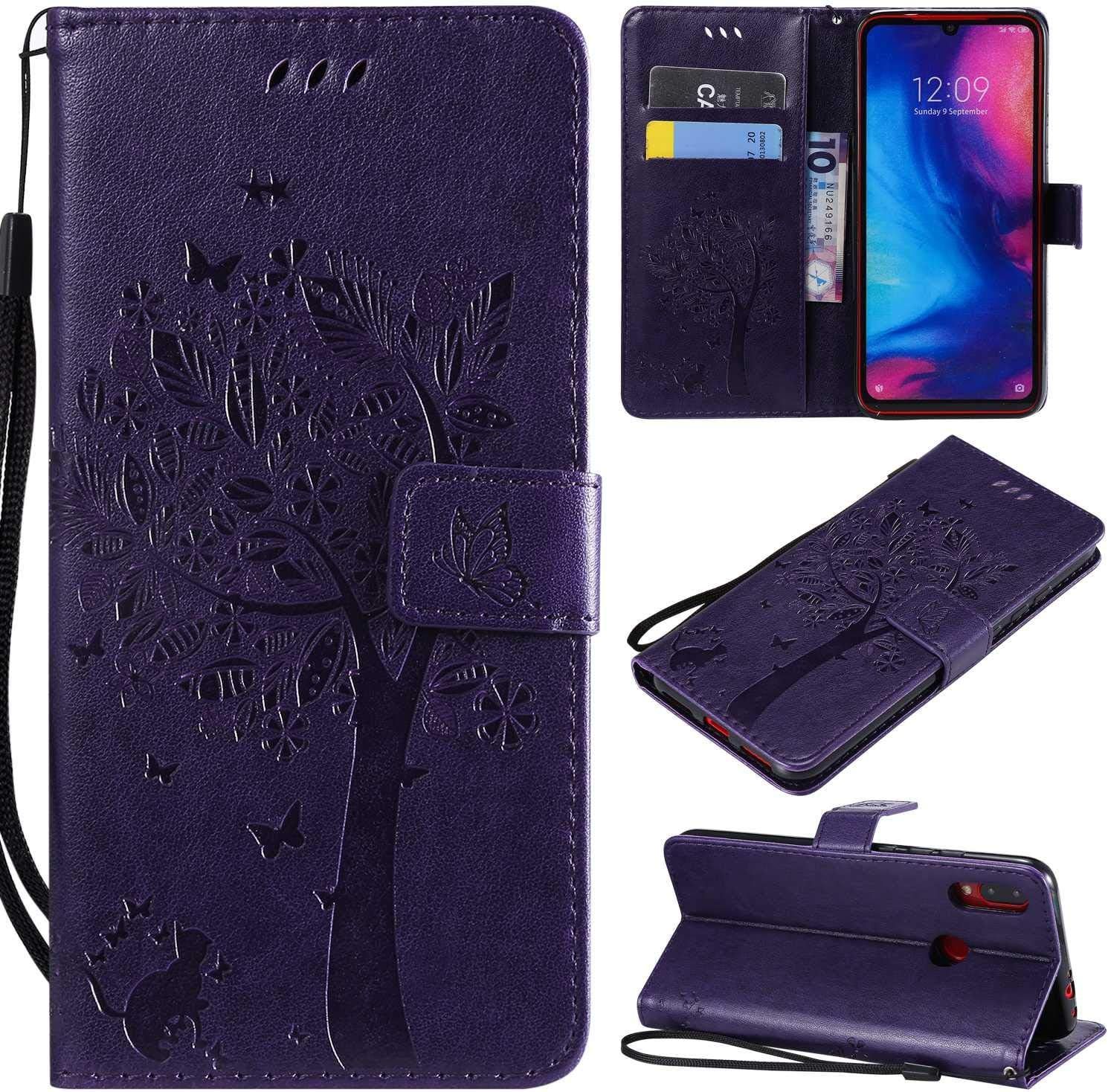 Conber Coque Pour Xiaomi Redmi Note 7 Pro, Etui En Cuir Pu P... - 2