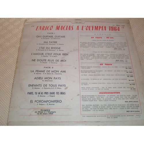 Macias A L Olympia 1964