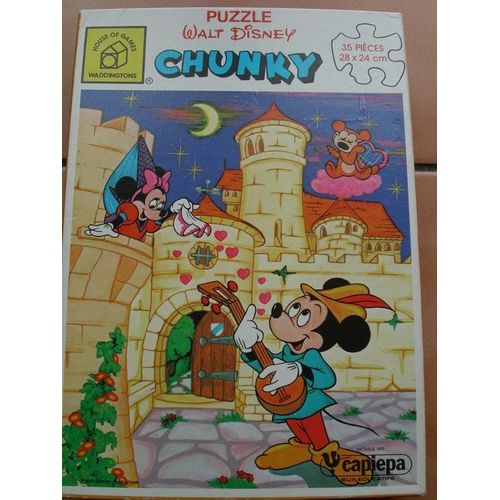 Puzzle Walt Disney Mickey Et Minnie 35 Pieces