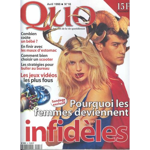 Quo N° 18 : Pourquoi Les Femmes Deviennent Infidéles ?