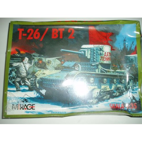 Char Russe T26/Bt2 -Guerre 39/45-Mirage Hobby