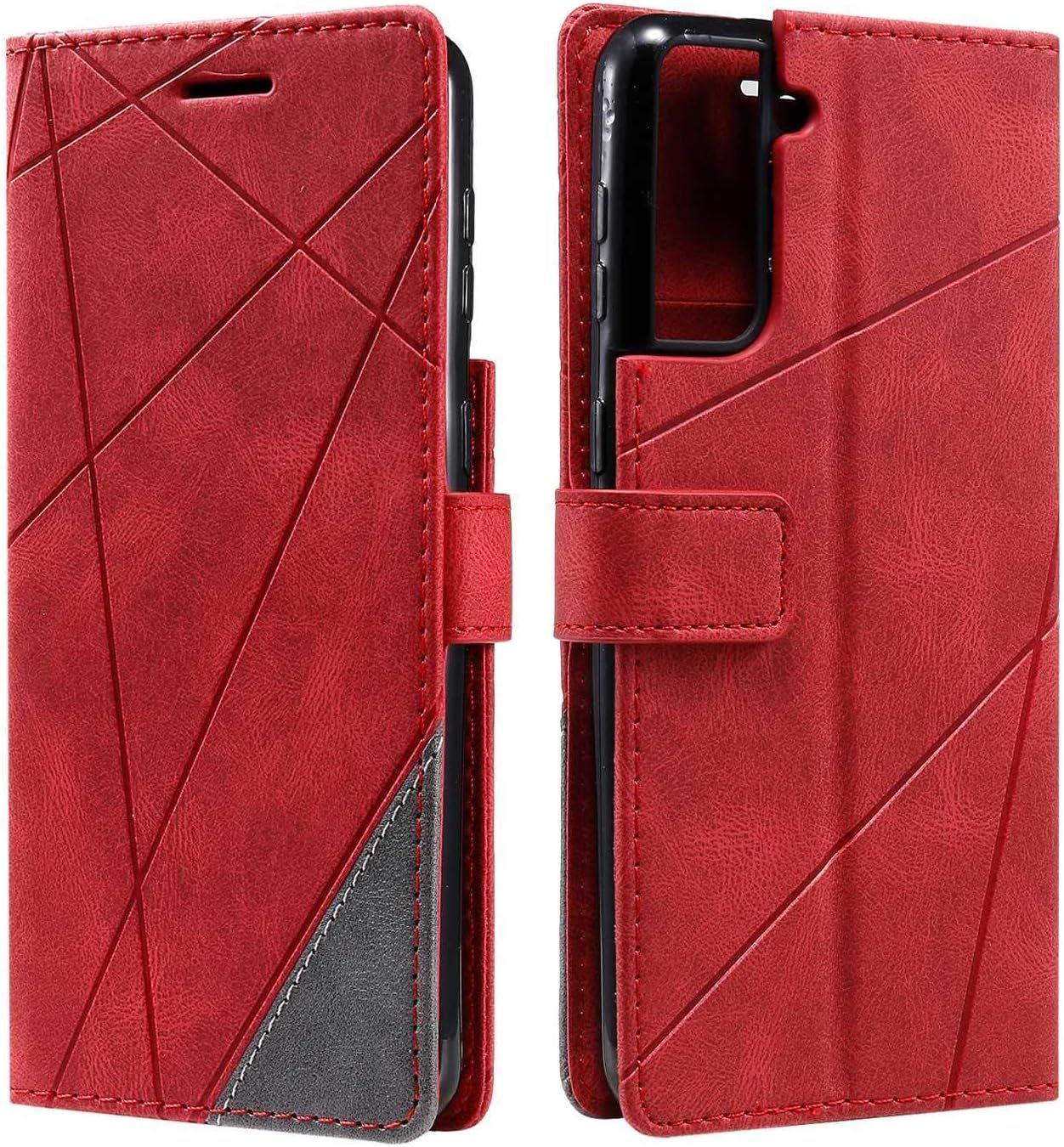 Coque Galaxy S21 Plus/Galaxy S30 Plus, Etui En Cuir Pu Porte...