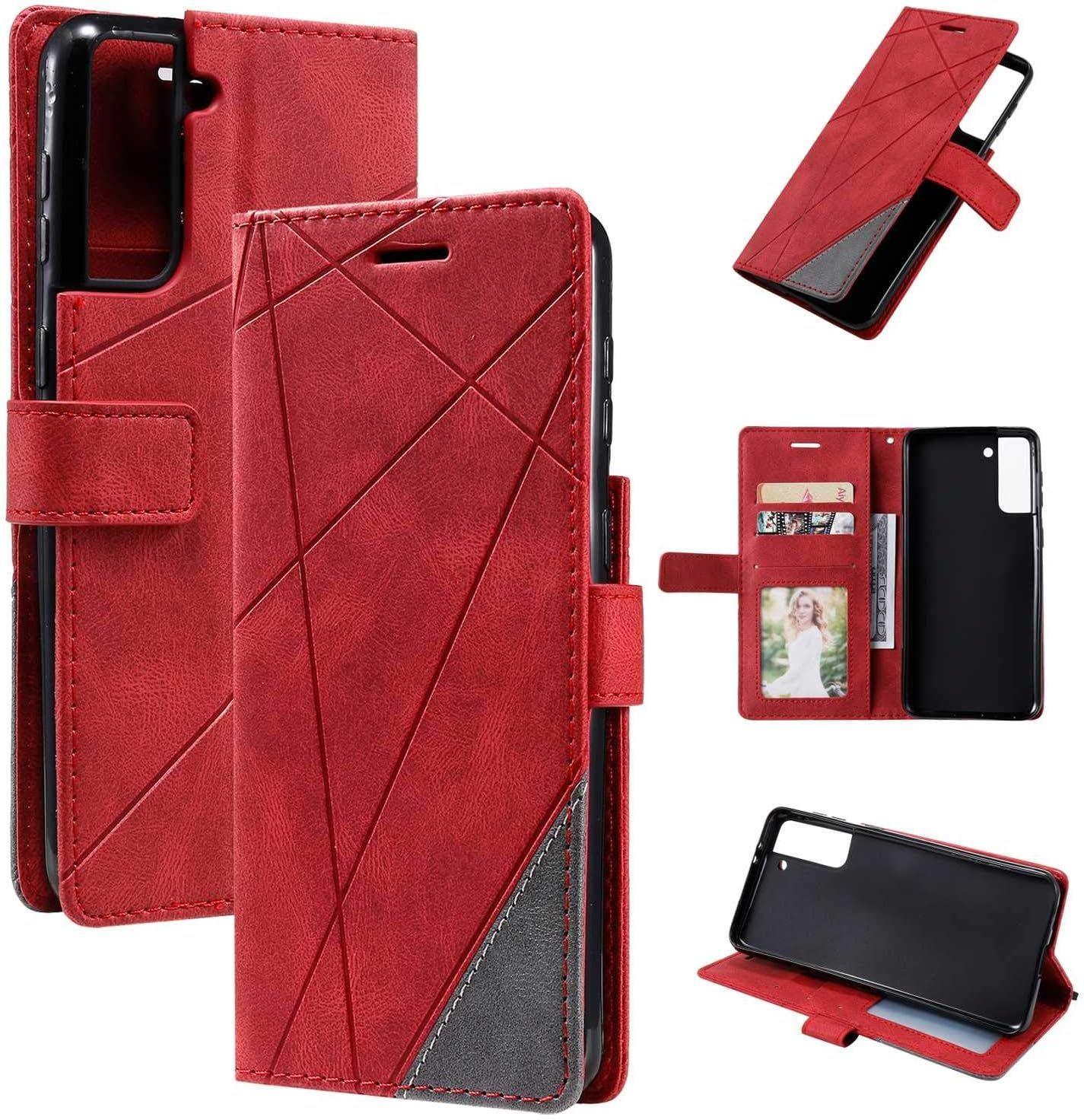 Coque Galaxy S21 Plus/Galaxy S30 Plus, Etui En Cuir Pu Porte... - 4